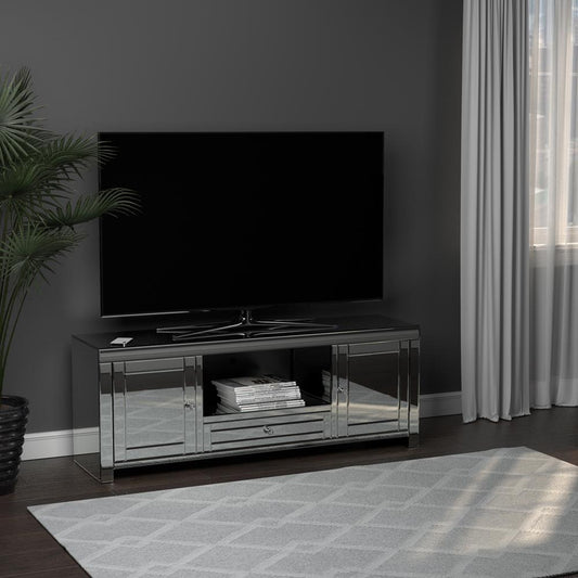 Casper - 2-door TV Console Silver