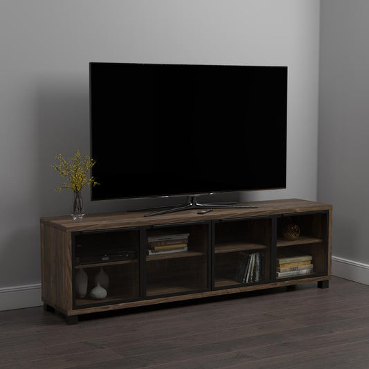 Westfield - Westfield 4-door TV Console Aged Walnut