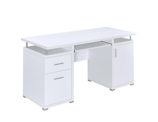 Tracy - Tracy 2-drawer Computer Desk White