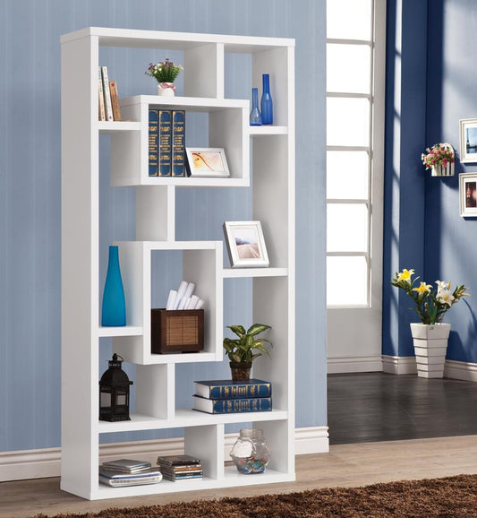 Howie - Howie 10-shelf Bookcase White