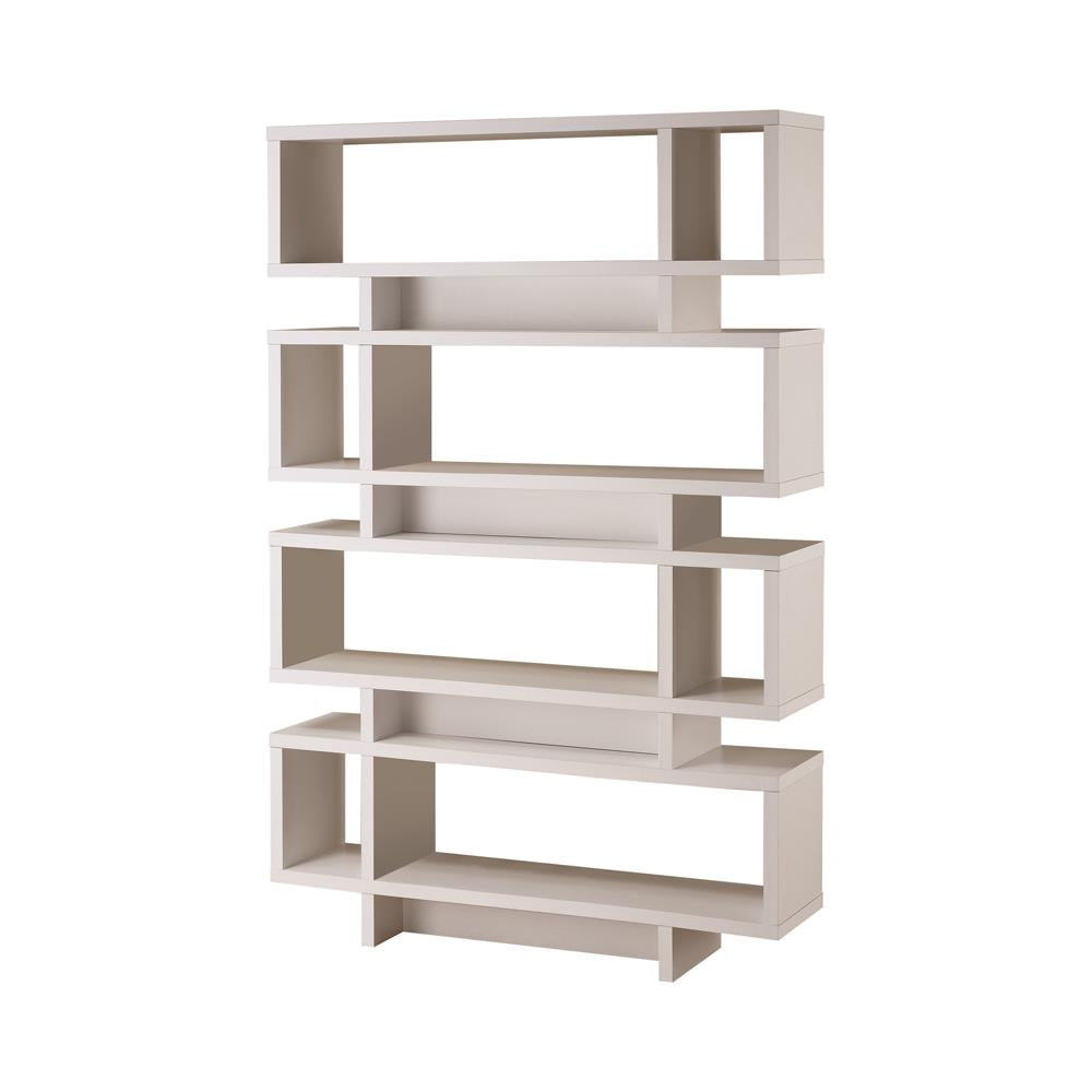 Reid - Reid 4-tier Open Back Bookcase White