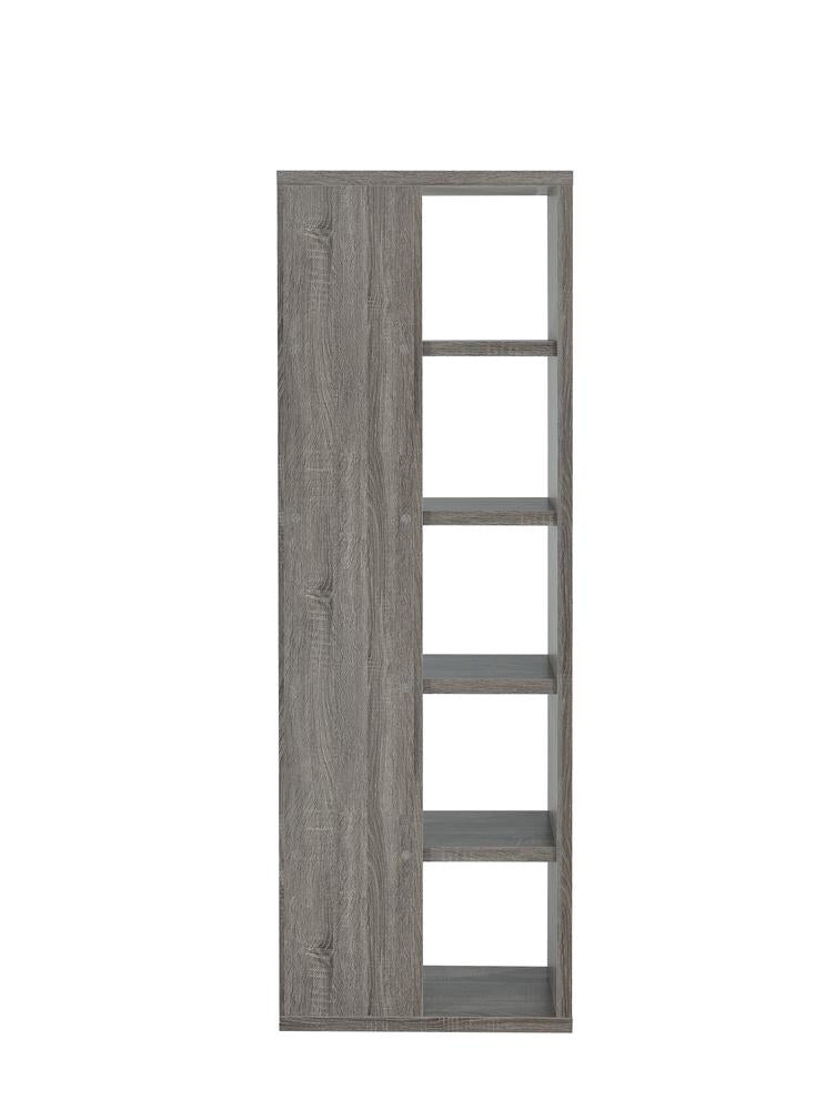Harrison - Harrison 5-tier Bookcase Weathered Grey