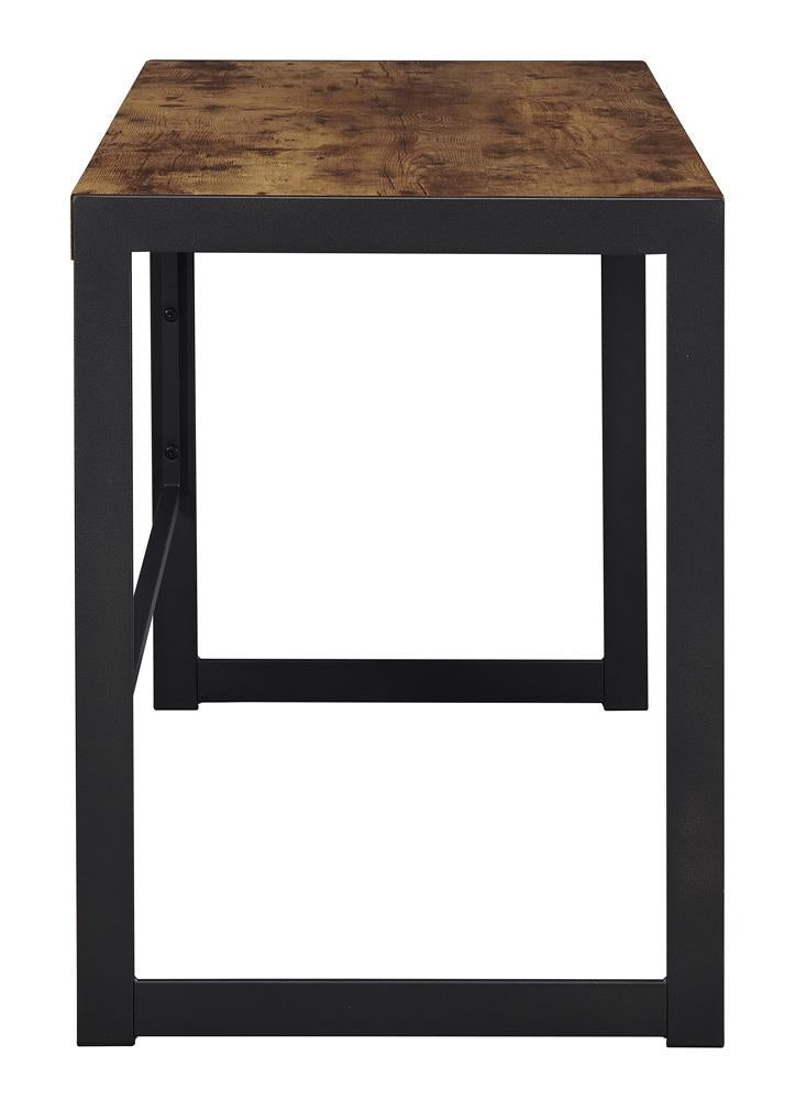 Estrella - Estrella Writing Desk Antique Nutmeg and Gunmetal