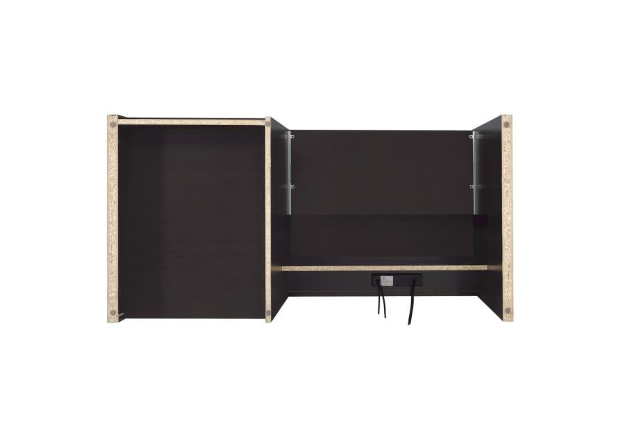 Halston - Halston Rectangular Connect-it Office Desk Cappuccino