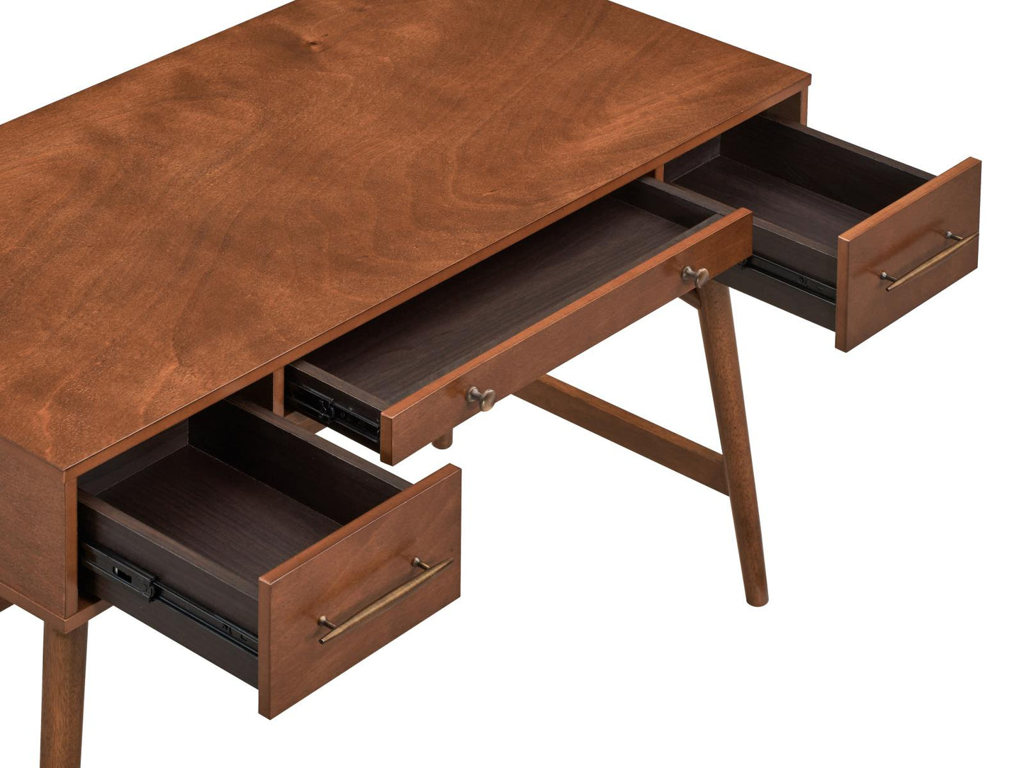 Mugga - Mugga 3-drawer Writing Desk Walnut