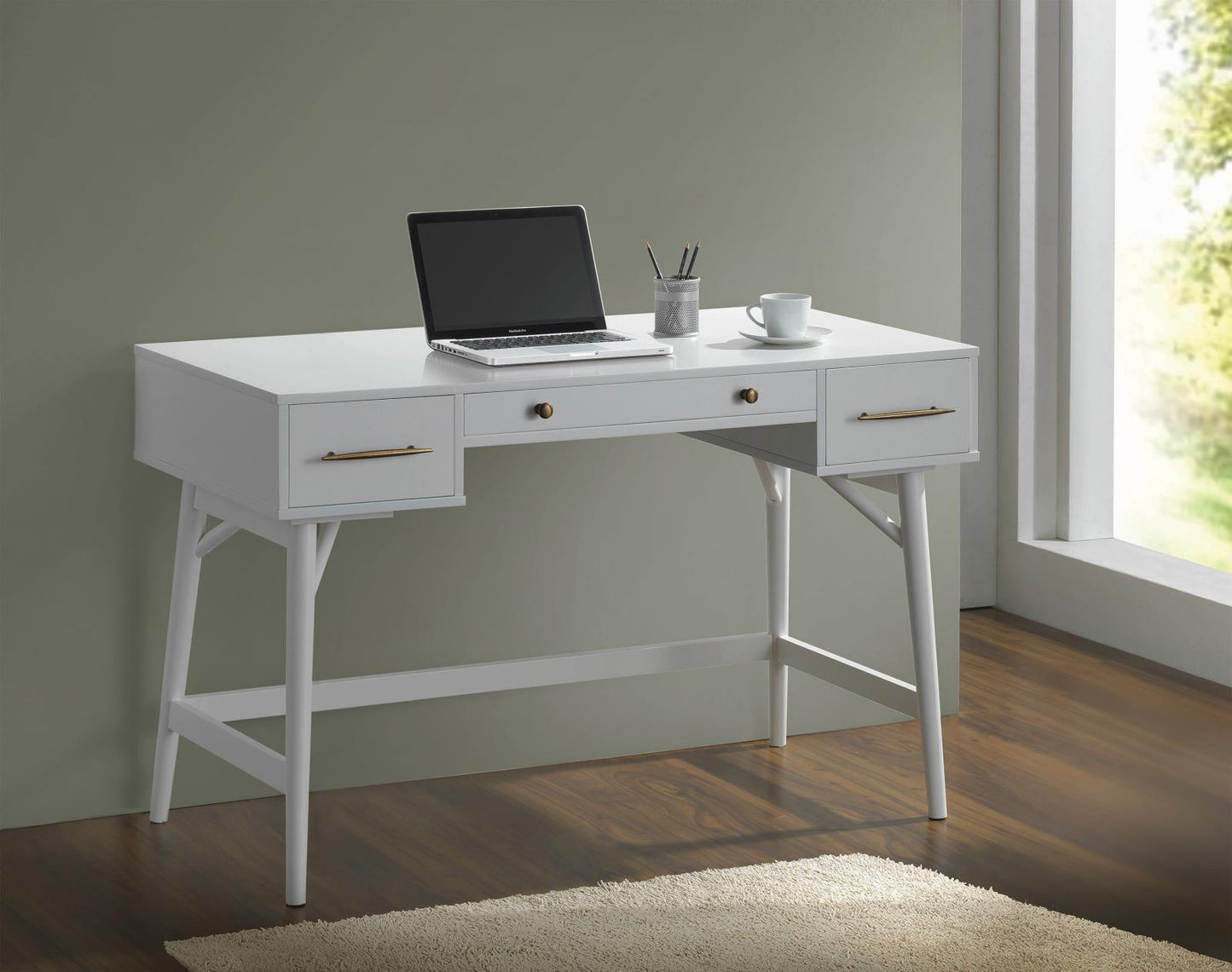 Mugga - Mugga 3-drawer Writing Desk White