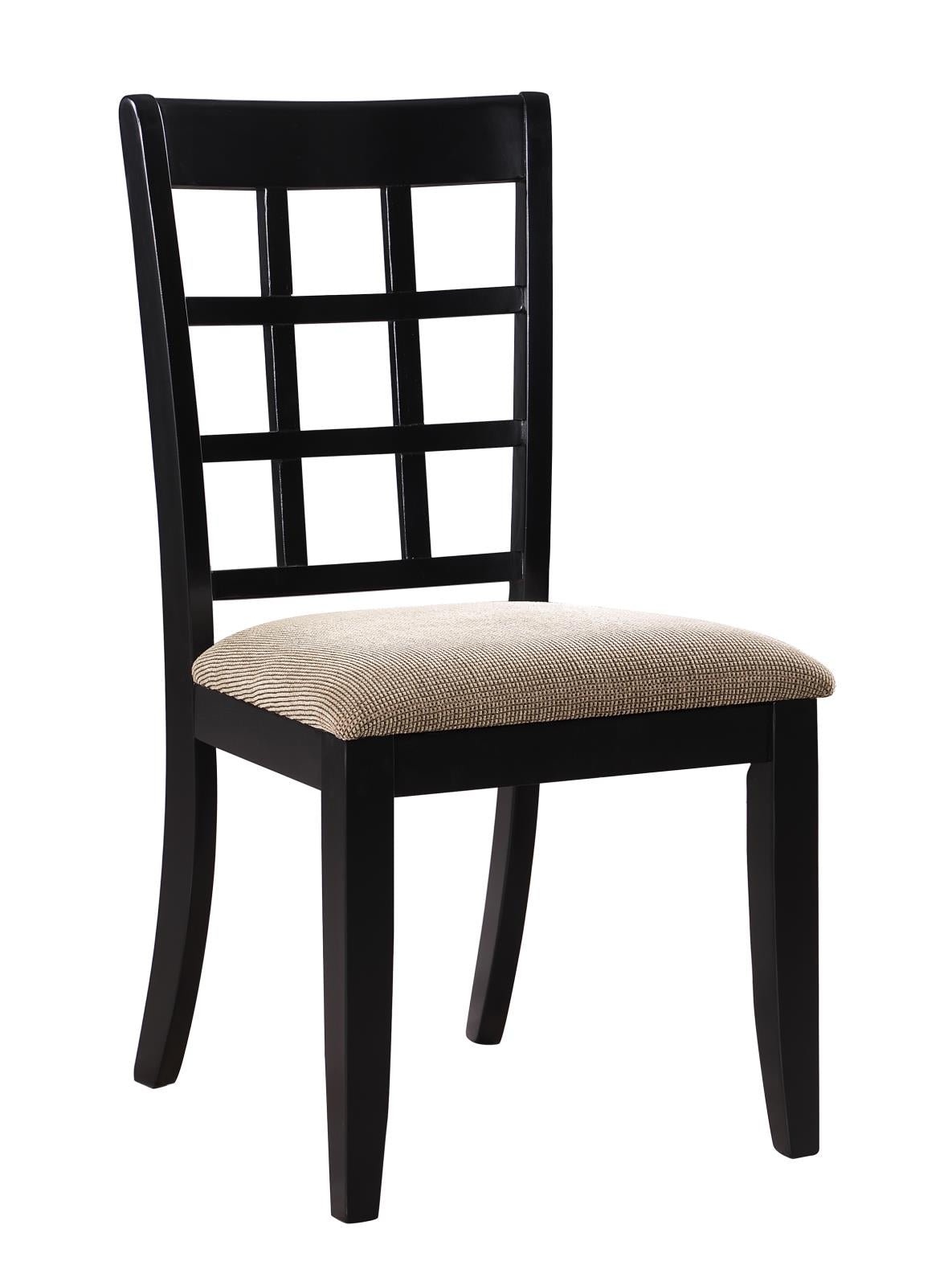 Newton - Newton 2-piece Writing Desk Set Black and Tan