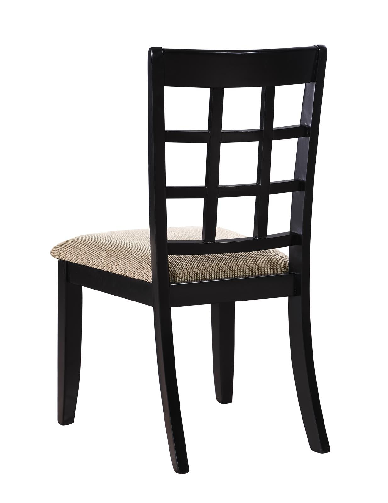Newton - Newton 2-piece Writing Desk Set Black and Tan