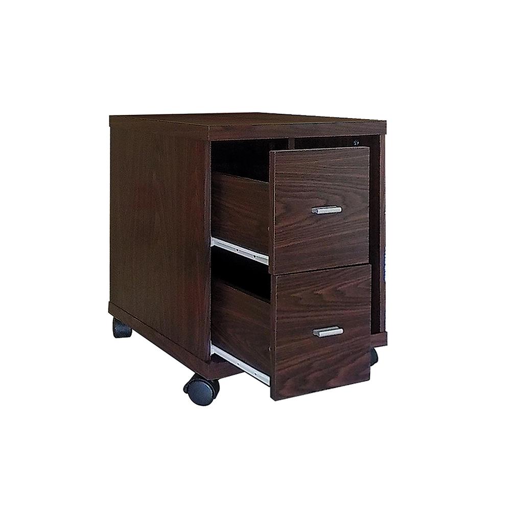 Russell - Russell 2-drawer CPU Stand Medium Oak
