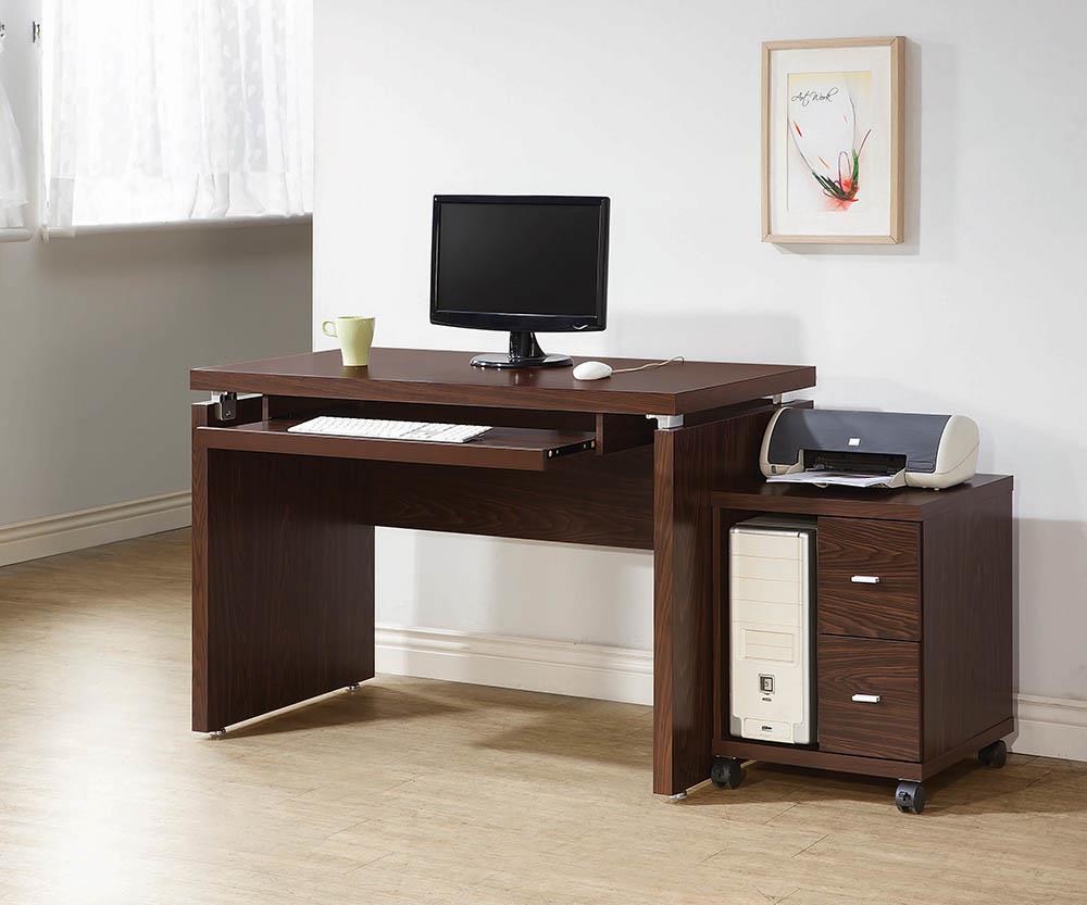 Russell - Russell 2-drawer CPU Stand Medium Oak