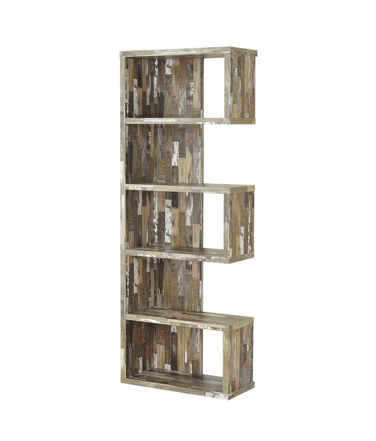 Joey - Joey 5-tier Bookcase Salvaged Cabin