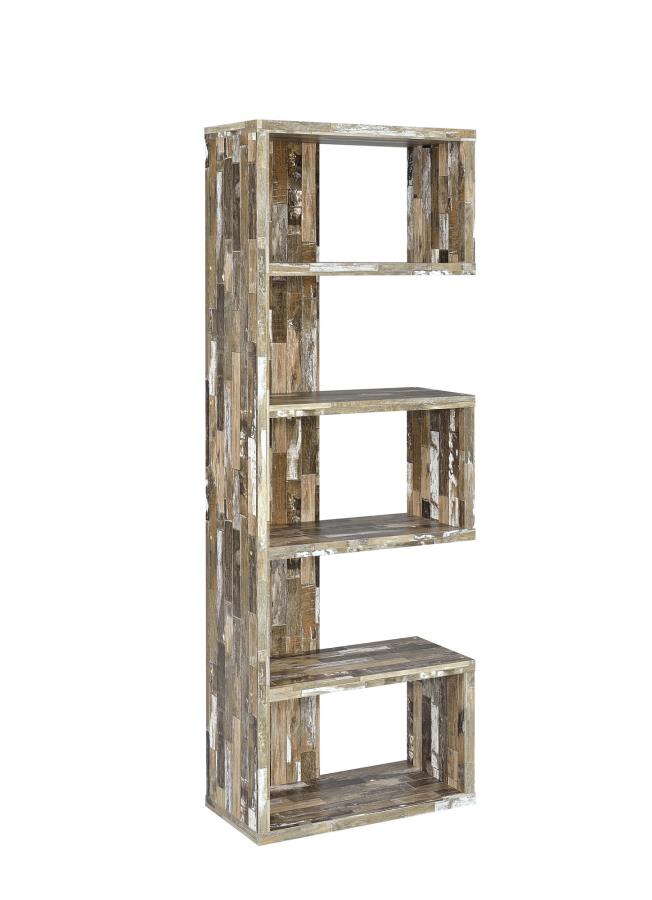 Joey - Joey 5-tier Bookcase Salvaged Cabin