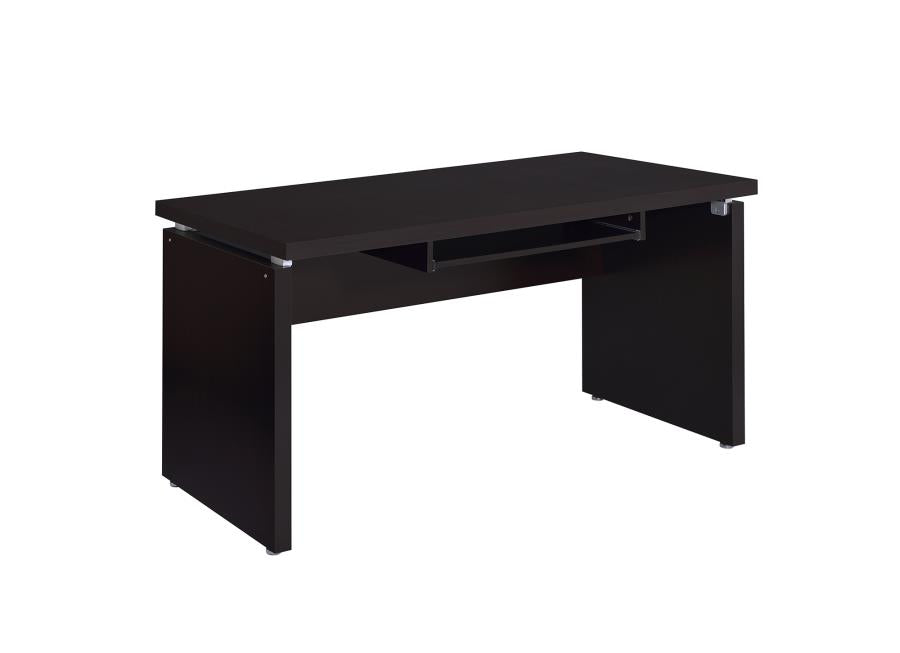 Skylar - Skylar Computer Desk with Keyboard Drawer Cappuccino