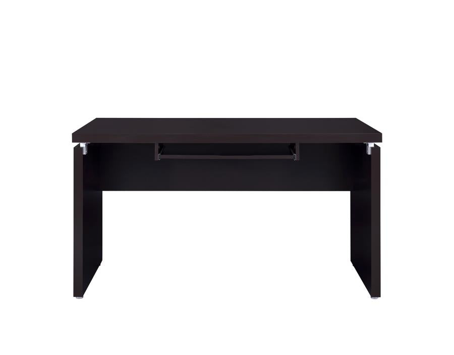 Skylar - Skylar Computer Desk with Keyboard Drawer Cappuccino