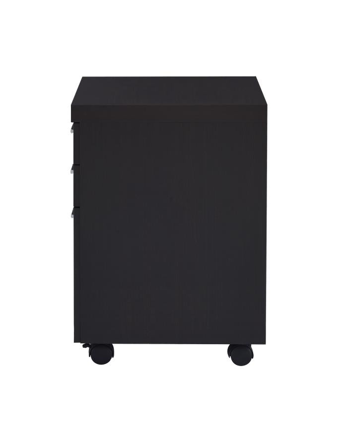 Skylar - Skylar 3-drawer Mobile File Cabinet Cappuccino