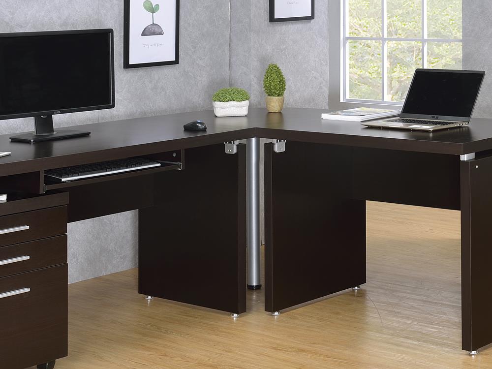 Skylar - Skylar Square Corner Table Cappuccino