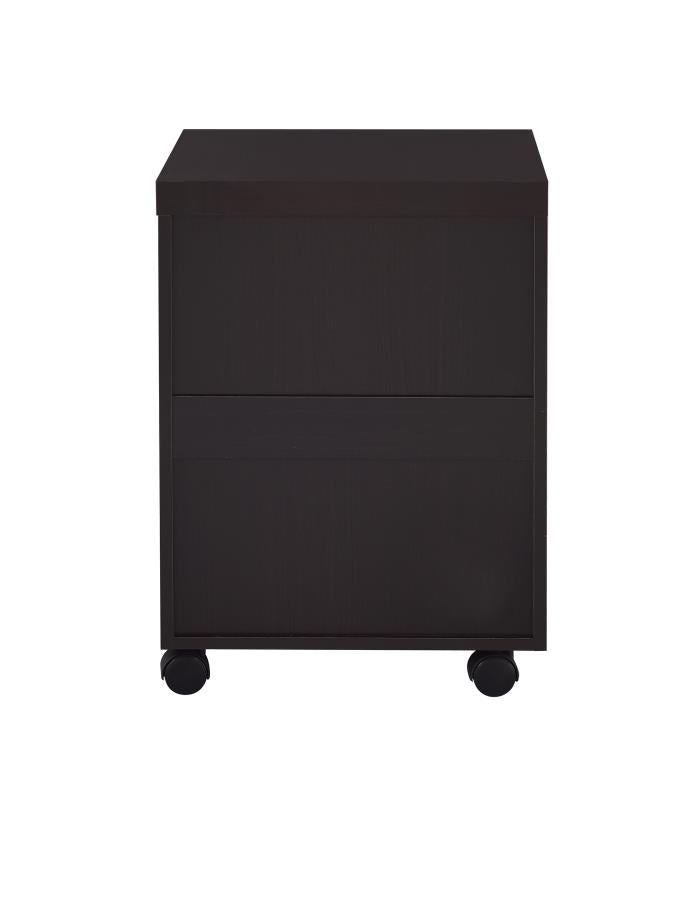 Skylar - Skylar 3-drawer Mobile File Cabinet Cappuccino