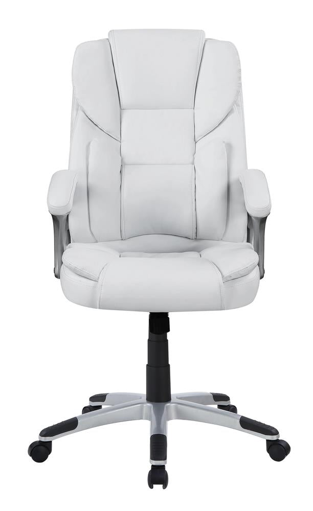 Kaffir - Kaffir Adjustable Height Office Chair White and Silver