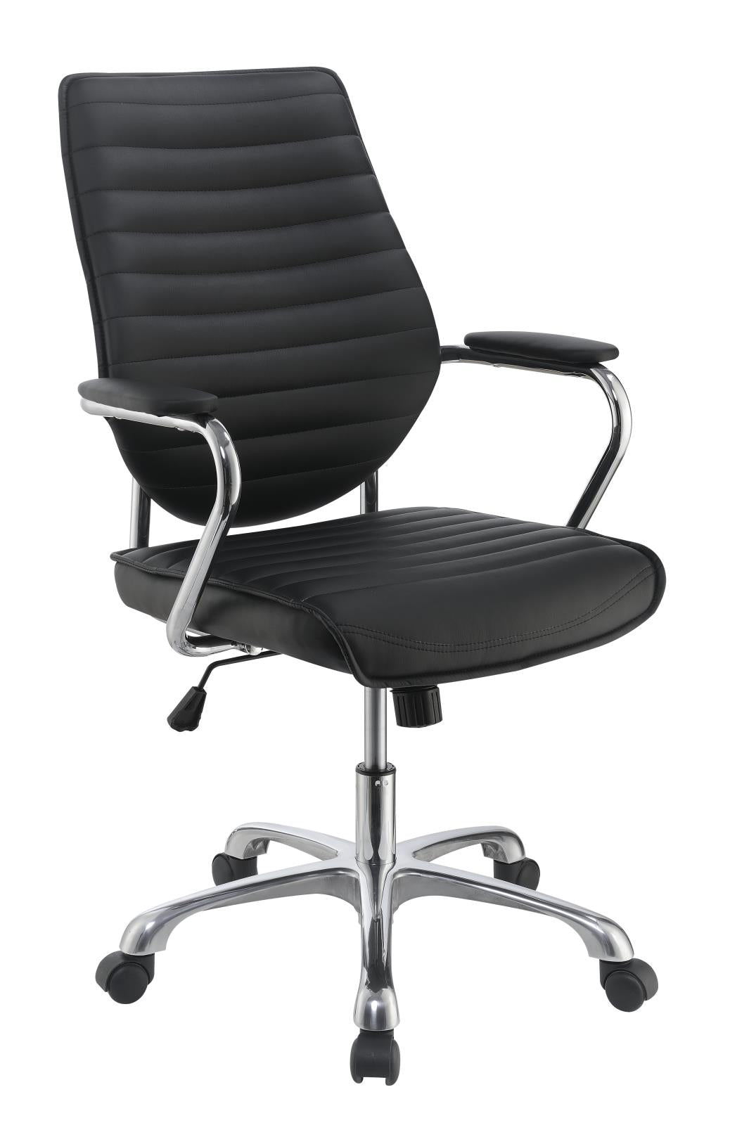 Chase - Chase High Back Office Chair Black and Chrome