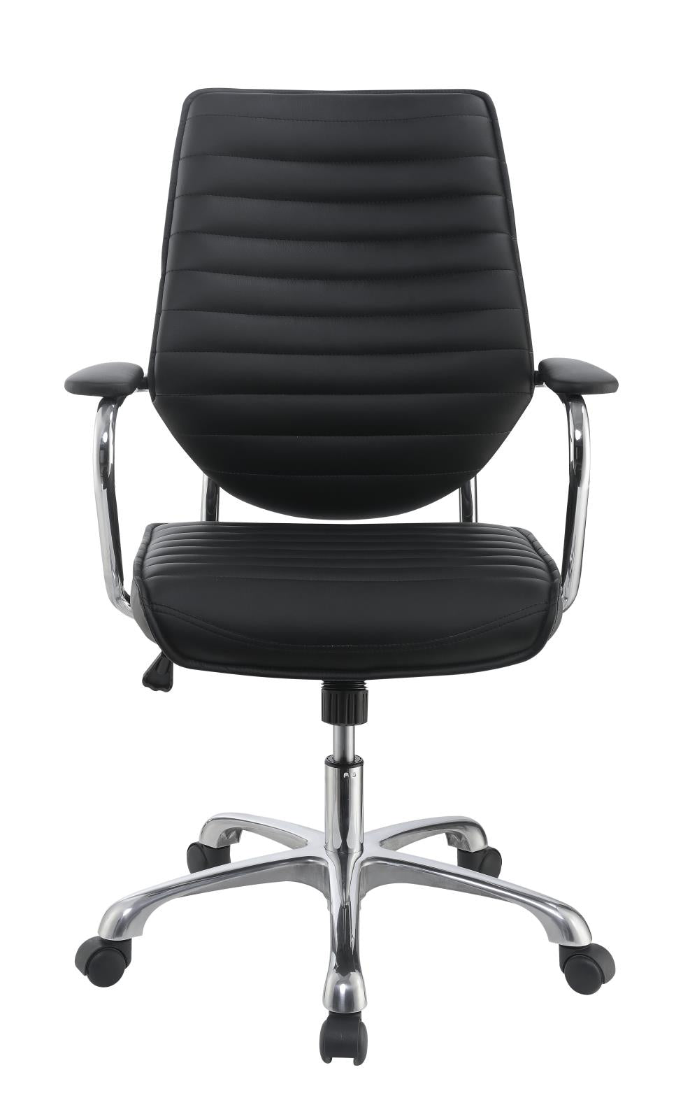 Chase - Chase High Back Office Chair Black and Chrome
