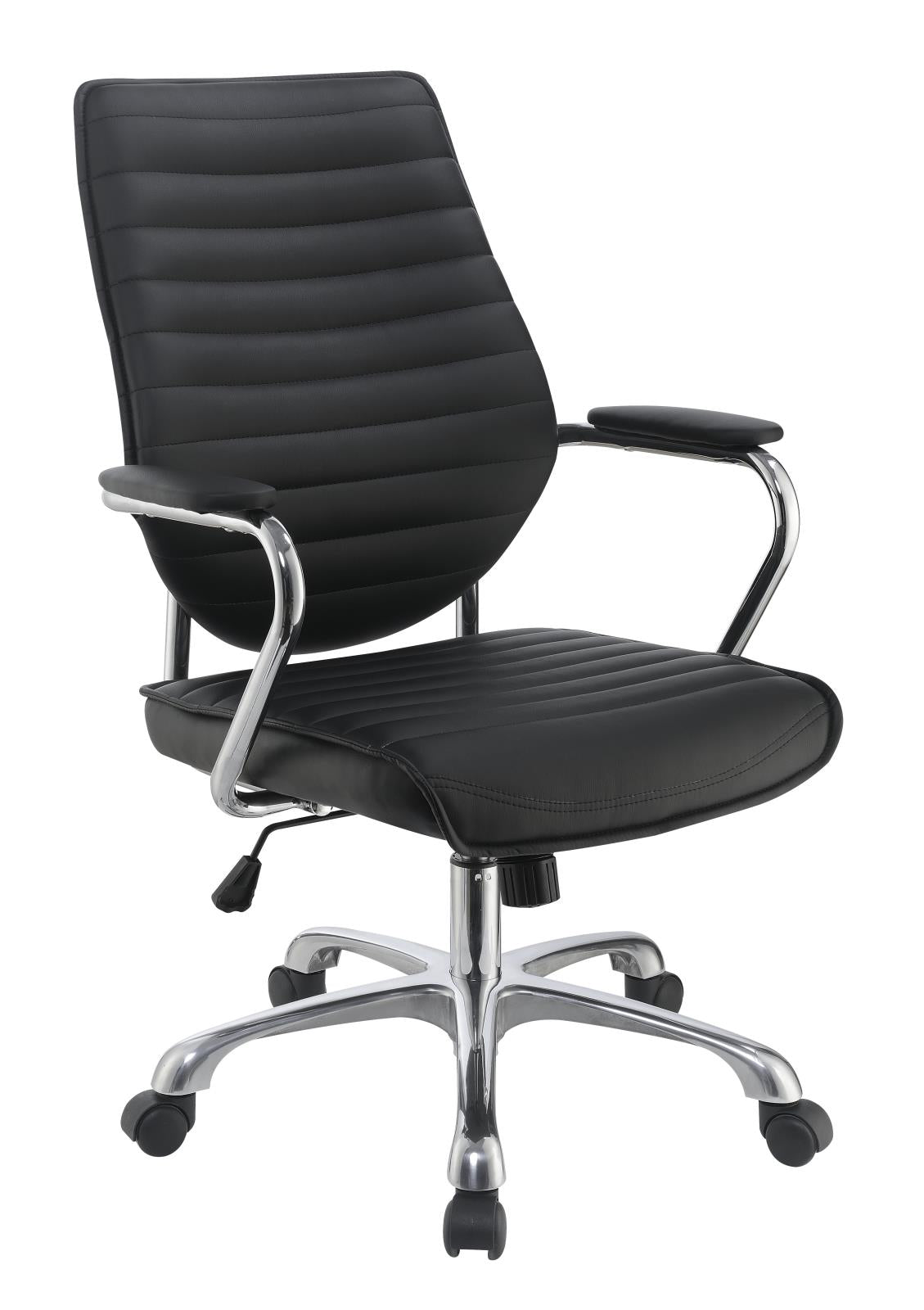 Chase - Chase High Back Office Chair Black and Chrome