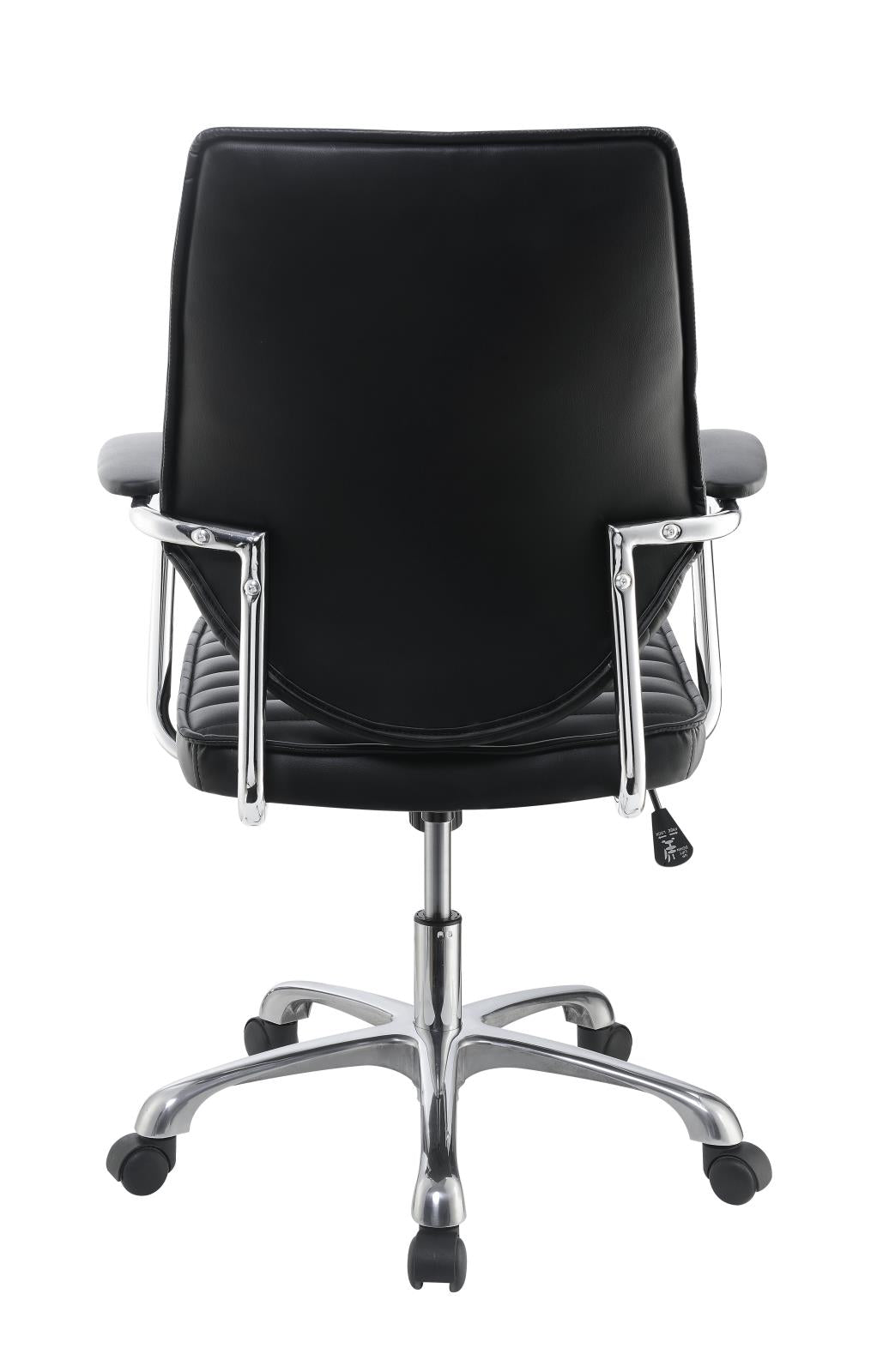 Chase - Chase High Back Office Chair Black and Chrome