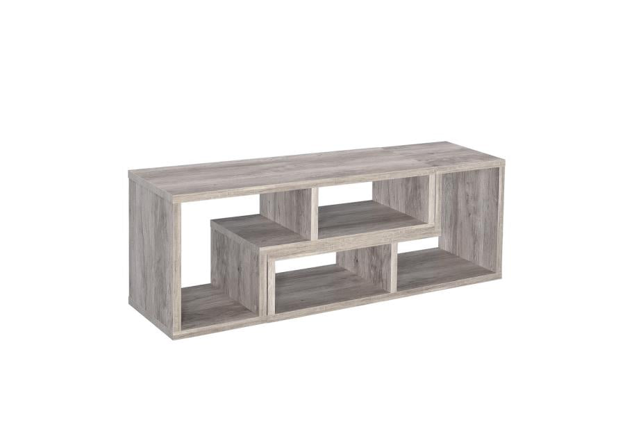 Velma - Velma Convertable Bookcase and TV Console Grey Driftwood