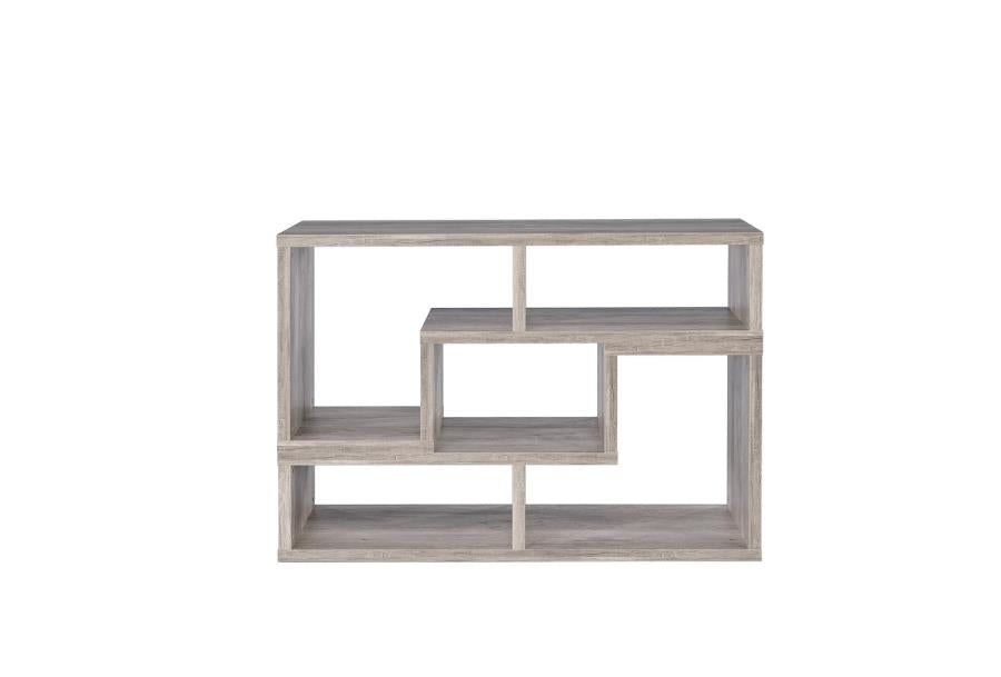 Velma - Velma Convertable Bookcase and TV Console Grey Driftwood