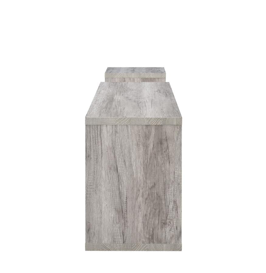 Velma - Velma Convertable Bookcase and TV Console Grey Driftwood