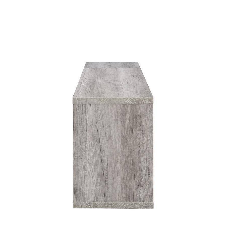 Velma - Velma Convertable Bookcase and TV Console Grey Driftwood