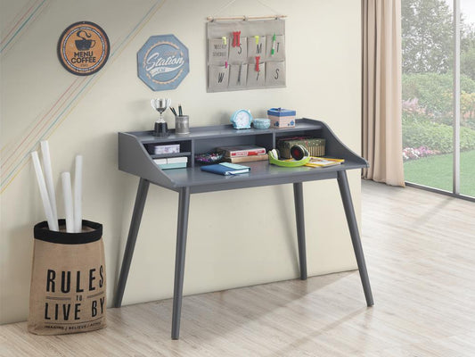 Percy - Percy 4-compartment Writing Desk Grey
