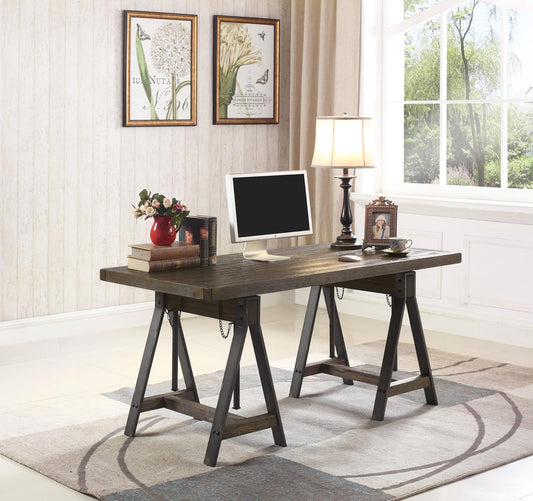 Delmar - Delmar Adjustable Writing Desk Burnished Cognac