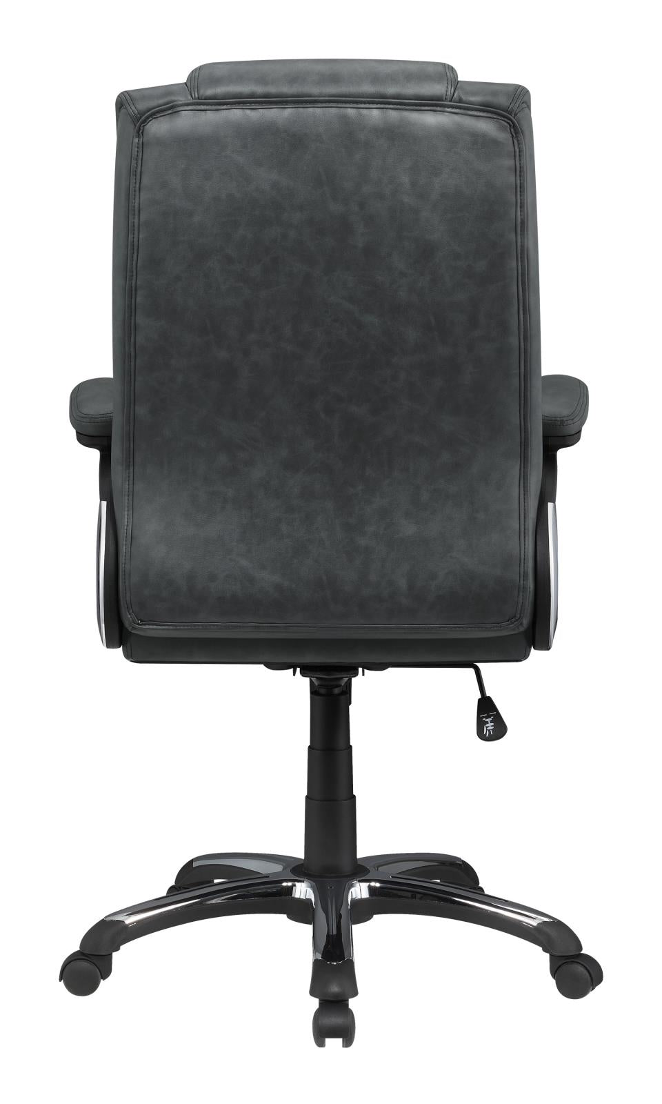 Nerris - Nerris Adjustable Height Office Chair with Padded Arm Grey and Black