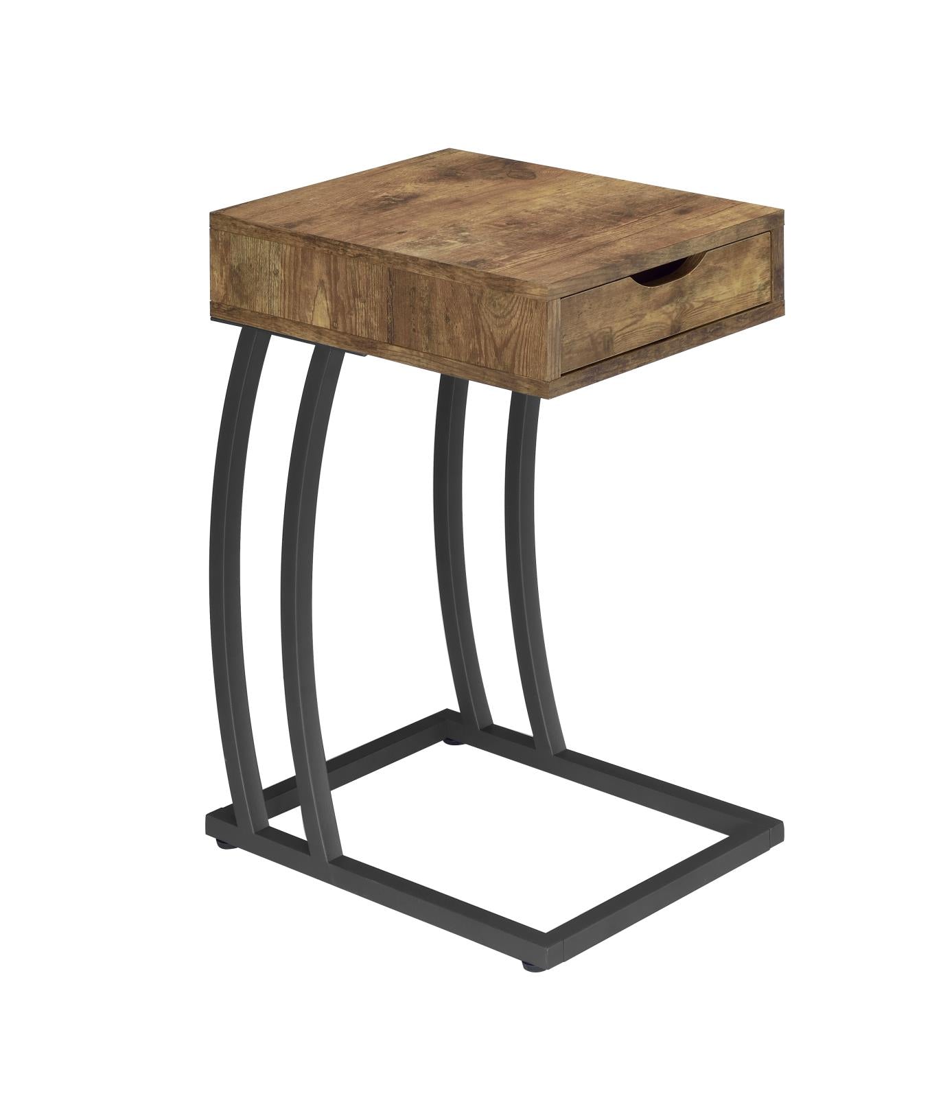 Troy - Troy Accent Table with Power Outlet Antique Nutmeg