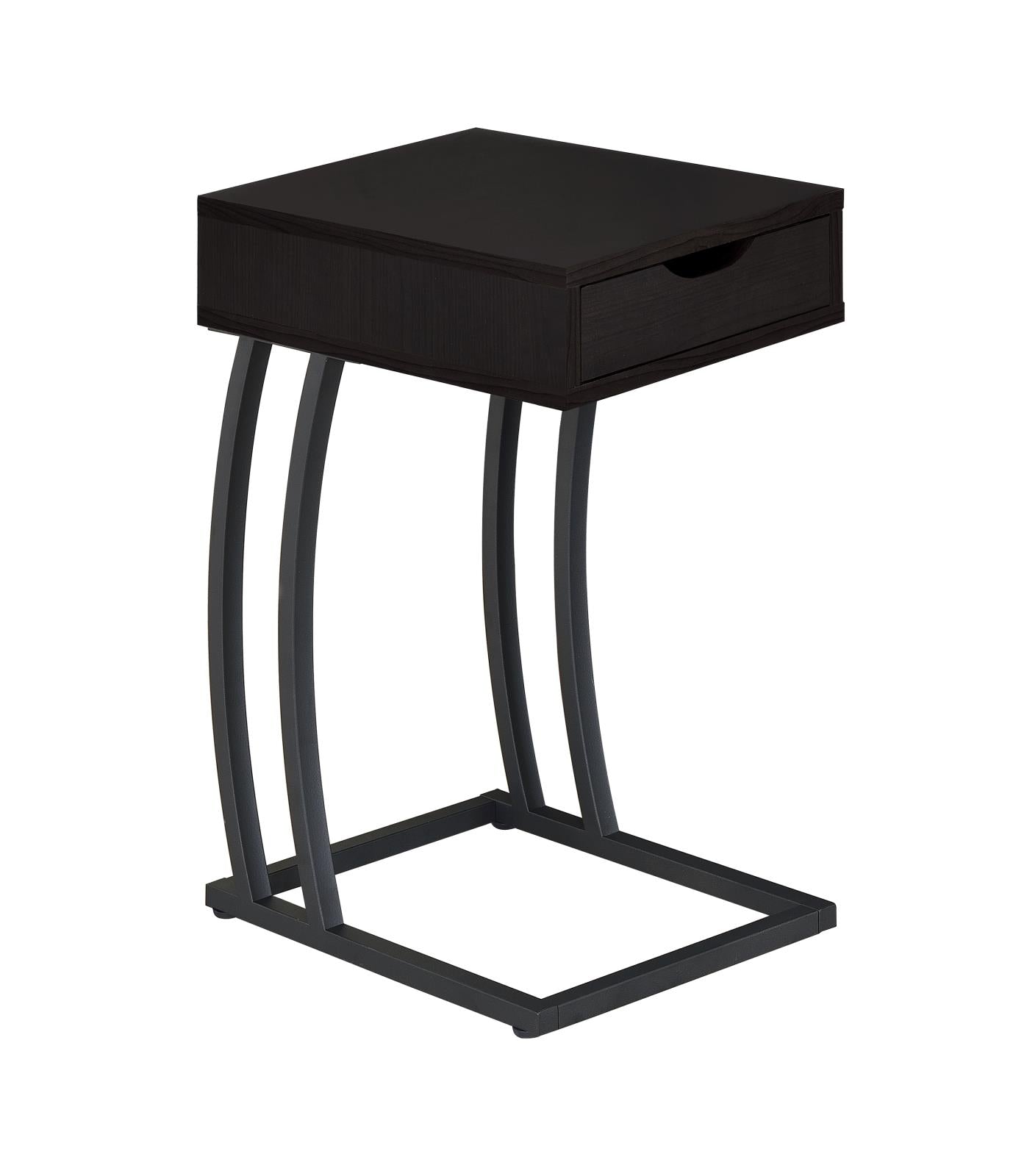 Troy - Troy Accent Table with Power Outlet Cappuccino