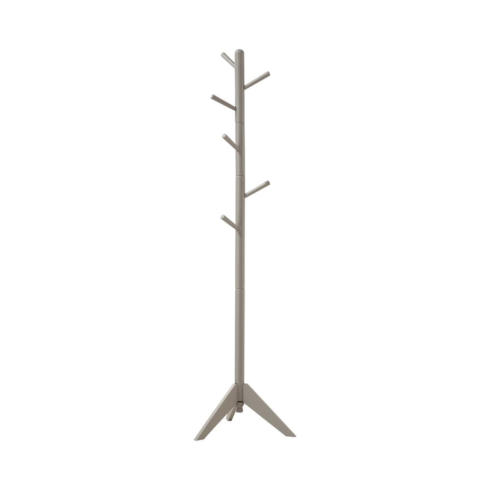 Devlin - Devlin Coat Rack with 6 Hooks Grey