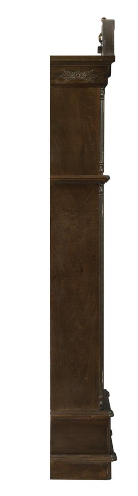 Cedric - Cedric Grandfather Clock with Chime Golden Brown