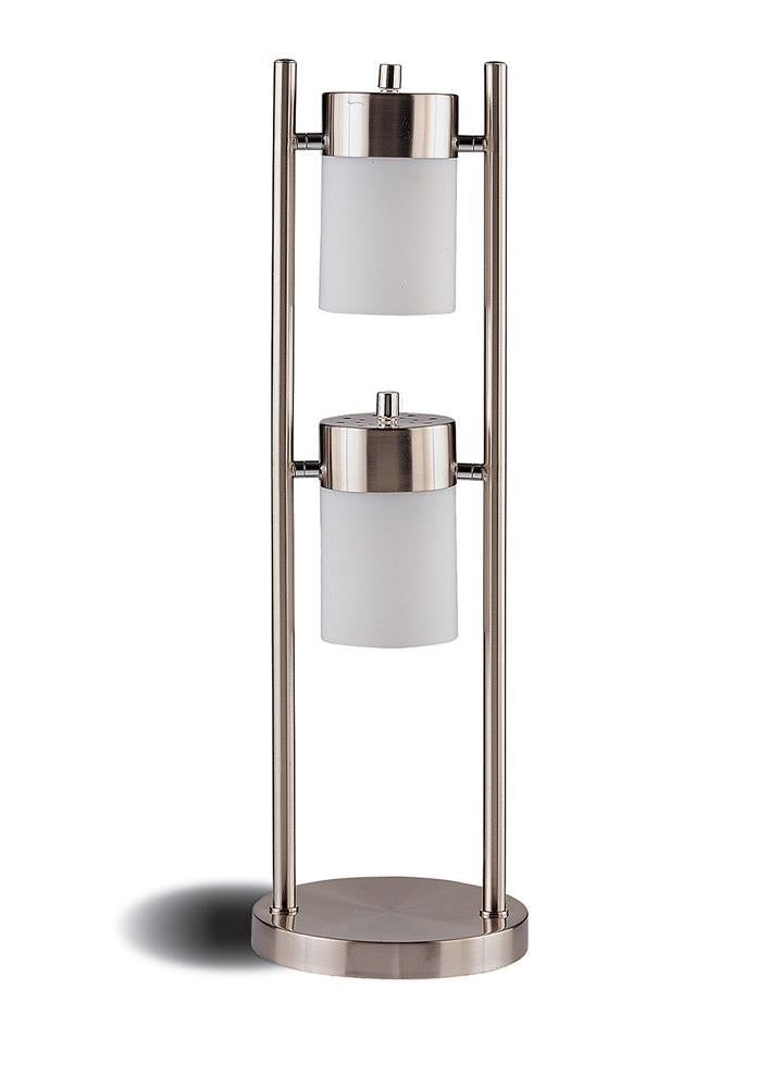 Munson - Munson Adjustable Swivel Table Lamp Brushed Silver