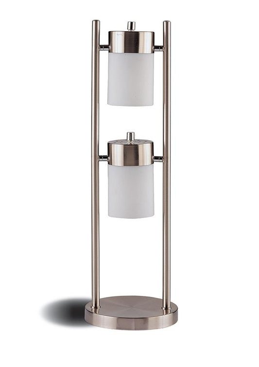Munson - Munson Adjustable Swivel Table Lamp Brushed Silver
