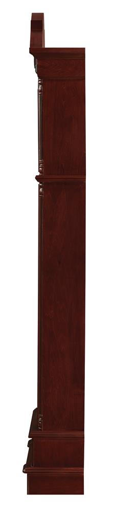 Diggory - Diggory Grandfather Clock Brown Red and Clear