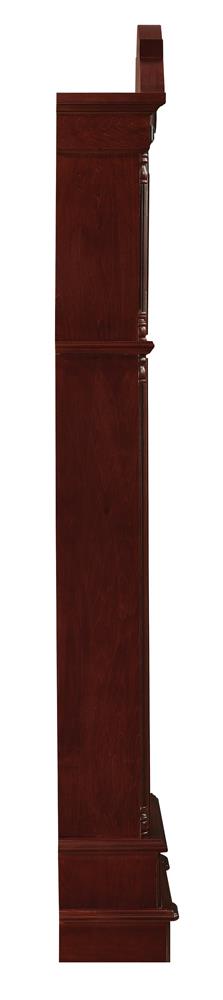 Diggory - Diggory Grandfather Clock Brown Red and Clear