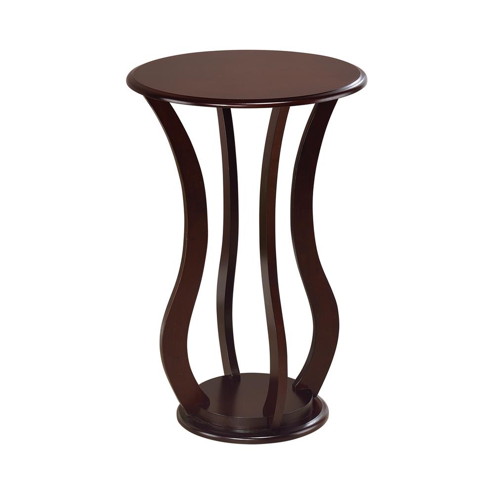 Elton - Elton Round Top Accent Table Cherry