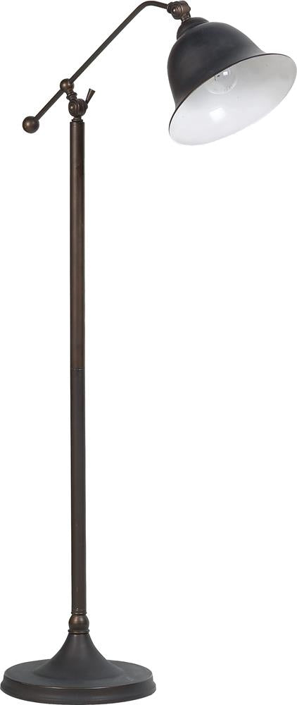 Eduardo - Eduardo Bell Shade Floor Lamp Dark Bronze