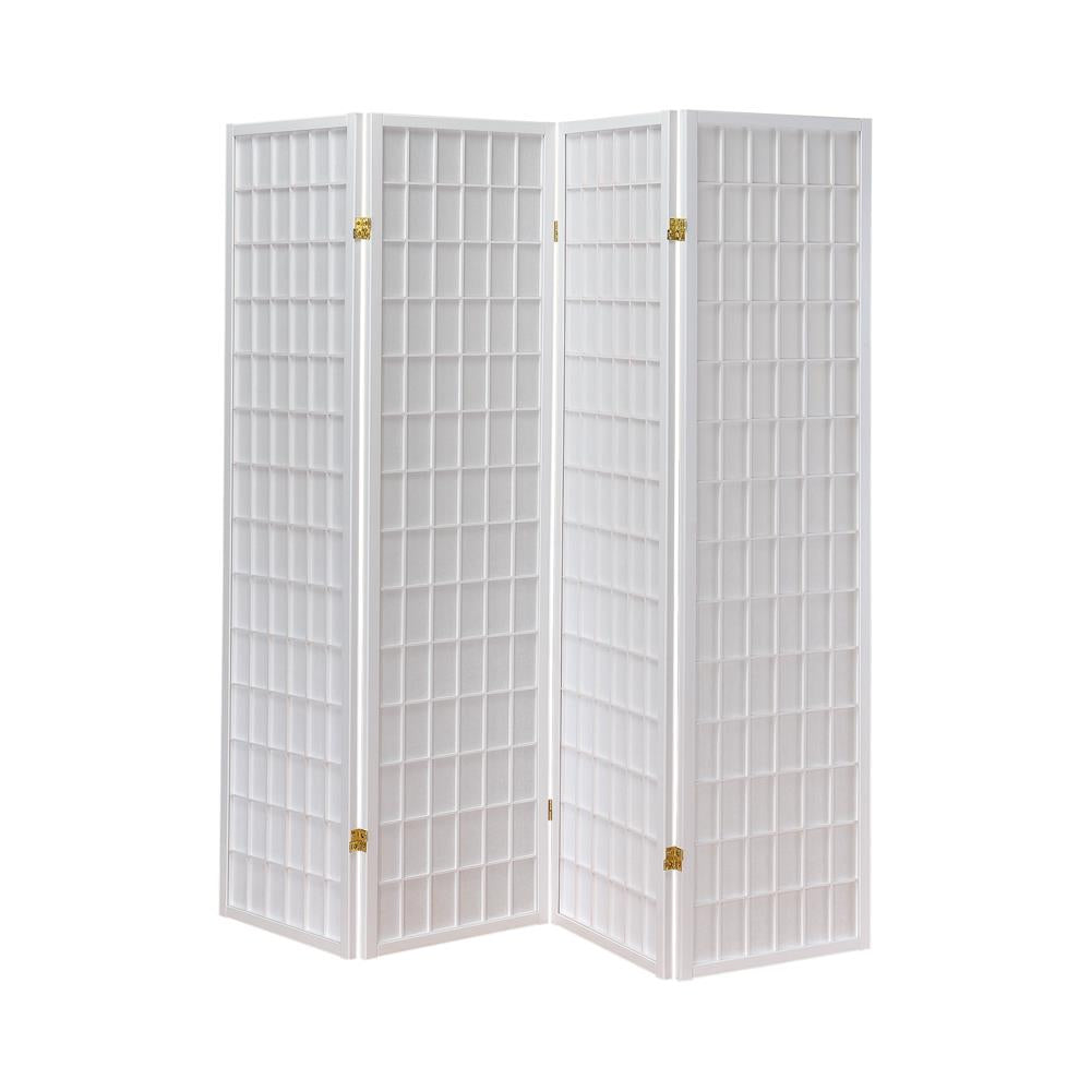 Roberto - Roberto 4-panel Folding Screen White