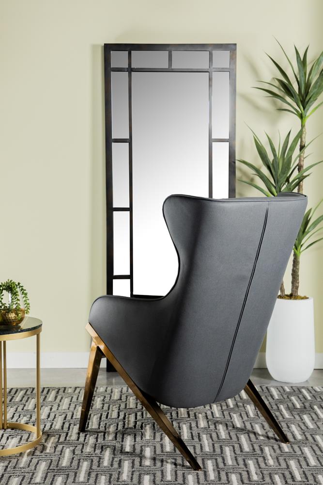 Walker - Walker Upholstered Accent Chair Slate and Bronze