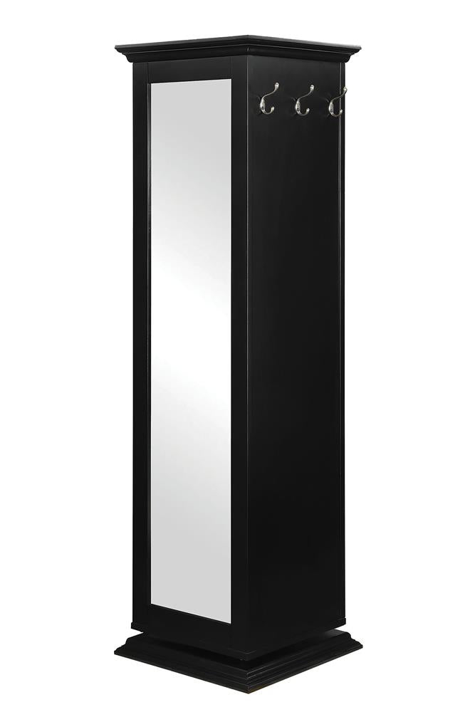 Robinsons - Robinsons Swivel Accent Cabinet with Cork Board Black