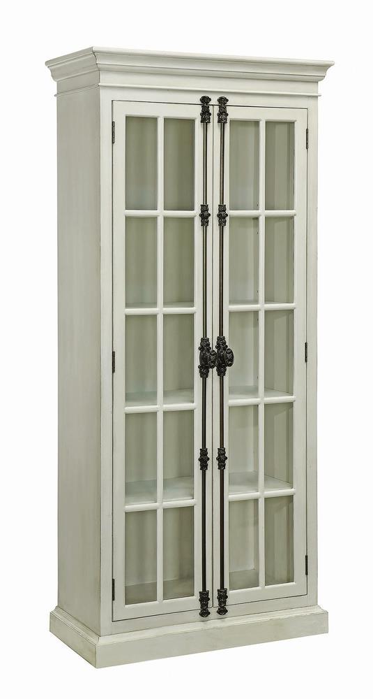 Toni - Toni 2-door Tall Cabinet Antique White