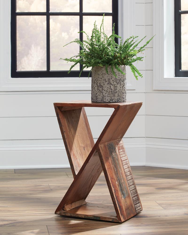Lily - Lily Geometric Accent Table Natural