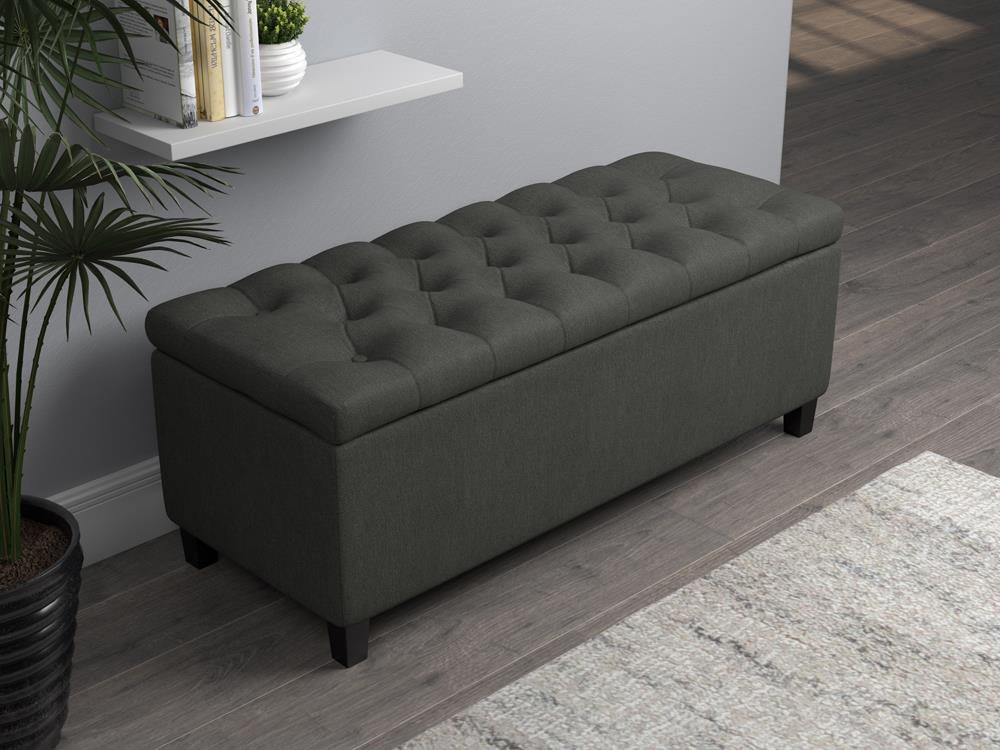 Samir - Samir Lift Top Storage Bench Charcoal