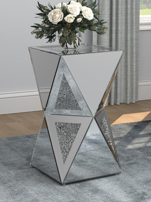 Matheo - Matheo Geometric Side Table Silver